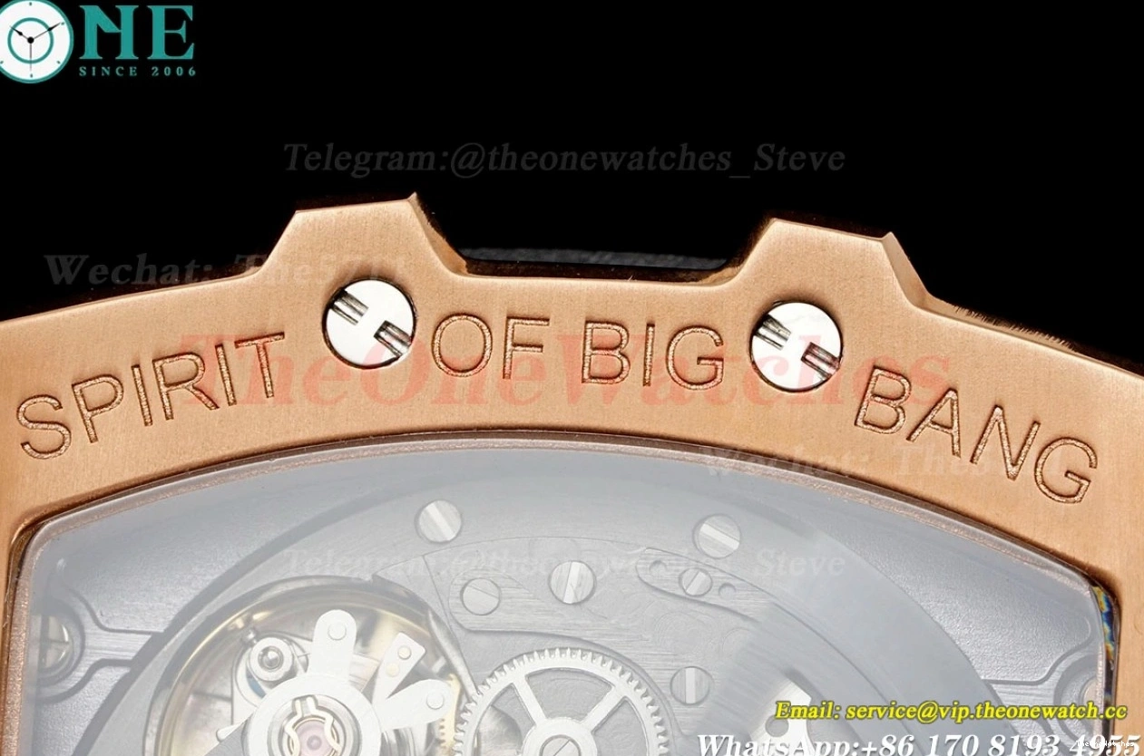 of Bang 42mm Chrono Spirit Mod TI RU BBF Dial A7750 Skeleton Big 0114